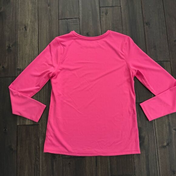 Athletic Works Bundle of 2 Dry Fit Long Sleeve Active Tees Red and Pink M - Picture 5 of 10
